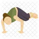 Yoga Pose Pose De Yoga Icon