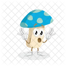 Pose de sorpresa de hongo  Icono