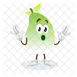 Pose de sorpresa del mango  Icono
