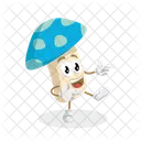 Pose de salut champignon  Icône