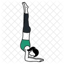 Pose de suporte de antebraço assistida na parede  Icon