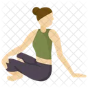 Yoga Pose Pose De Yoga Icon