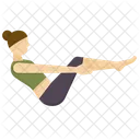 Yoga Pose Pose De Yoga Icon