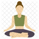 Yoga Pose Pose De Yoga Icon