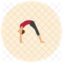 Roue Yoga Pose Icon