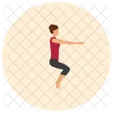 Genant Yoga Pose Icon