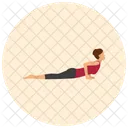 Cobra Yoga Pose Icon