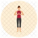 Salutation Yoga Pose Icon
