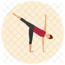 Demi Lune Yoga Icon