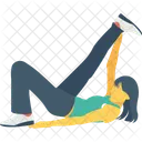 Heron Pose Vinyasa Icon