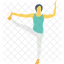 Debout Orteil Pose Icon