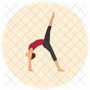 Roue Jambe Etendue Icon