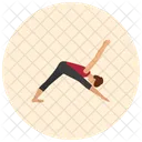Etendu Triangle Yoga Icon