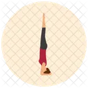 A Plumes Paon Yoga Icon