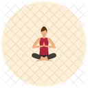 Buche De Feu Yoga Pose Icon