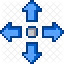 Posicao Seta Pixel Art Icon