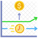 Posicion Corta Mercado Acciones Icono