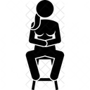Posing girl  Icon