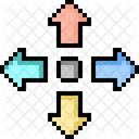 Position Arrow Pixel Art Icon
