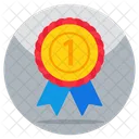 Position Badge Emblem Star Quality Badge Icône