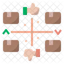 Positionierungskarte  Symbol