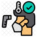 Infiziert Coronavirus Virus Symbol