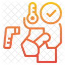 Infiziert Coronavirus Virus Symbol