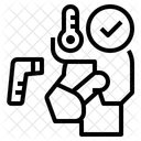 Infiziert Coronavirus Virus Symbol