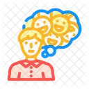 Positive Mindset Success Icon