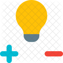 Positive And Negative Icon - Download in Flat Style