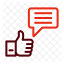 Positive Comment Feedback Customer Review Icon