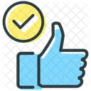 Positive Feedback Business Plan Businessman Icon