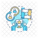 Cooperation Learning Leadership Icon
