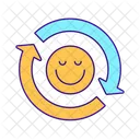 Positive Satisfied Mindset Icon