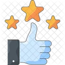 Positive Review Positive Feedback Thumbs Up Icon