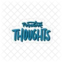 Positive Thoughts Motivation Positivity Icon