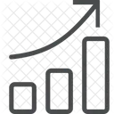 Wachstumsdiagramm Zunahmediagramm Balkendiagramm Symbol