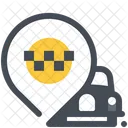 Posizione Taxi Auto Icon