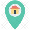 Casa Posizione Mappa Icon