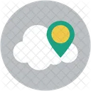 Nuvola In Linea GPS Icon