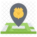 Polizia Stazione Mappa Icon