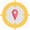 Destinazione Mappa Navigazione Icon