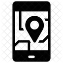 Posizione Mobile Pinpointer Posizione Sulla Mappa Icon