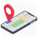 Posizione Mobile App Di Localizzazione Gps Icon