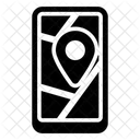 Posizione Mobile Pinpointer Posizione Sulla Mappa Icon