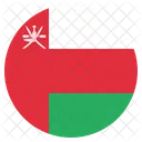 Oman Nationale Pays Icône