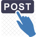 Post Click Post Post Button Icon
