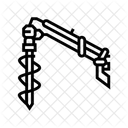 Post Hole Digger Icon