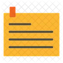 Post It Paper Sticky Note Icon