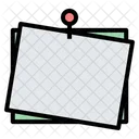 Post It Sticky Note Blank Paper Icon
